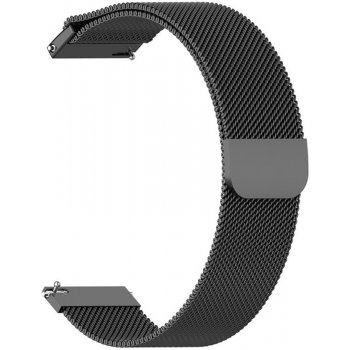 Techsuit Watchband 20mm (W009) - Samsung Galaxy Watch 4/5/Active 2, Huawei Watch GT 3 (42mm)/GT 3 Pro (43mm) - Black KF239490