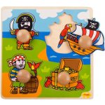 Bigjigs Toys Vkládací puzzle piráti