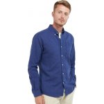 Barbour Nelson Tailored shirt letní košile s dlouhým rukávem indigo – Zboží Mobilmania