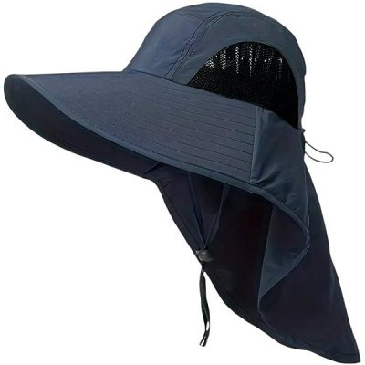 Pronett XJ5373 Rybářský klobouk s chráničem na krk tmavě modrá – Sleviste.cz