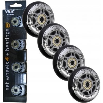 Nils Extreme PU 70 mm + Abec9 82 A 4 ks – Zboží Dáma