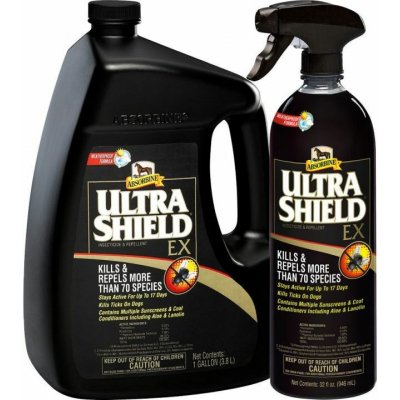 Absorbine UltraShield EX Insecticide Repellent láhev s rozprašovačem 946 ml – HobbyKompas.cz