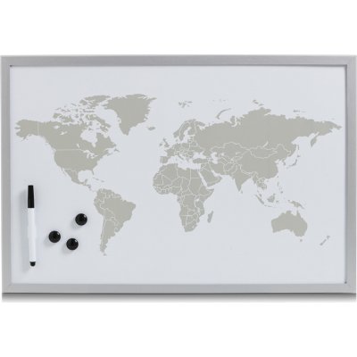 Zeller Magnetická nástěnka mapa světa 60 x 40 cm – Zboží Živě