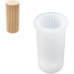 Manumi Silikonová forma na odlévání kreativní hmoty válec 87x50mm 3 ks – Sleviste.cz