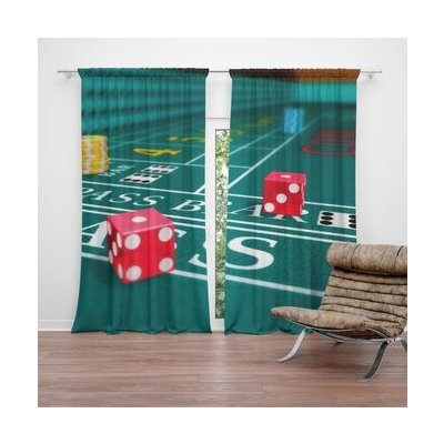 Sablio Závěs Kostky: 2ks 140x250cm – Hledejceny.cz