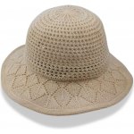 Háčkovaný letní klobouk An-24623 béžový – Zboží Mobilmania