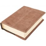 Obal na knihu Klasik 25,5 x 39,8 cm Hnědá semiš – Zboží Dáma