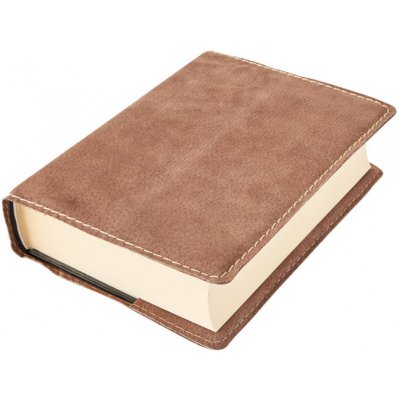 Obal na knihu Klasik 25,5 x 39,8 cm Hnědá semiš – Zboží Dáma