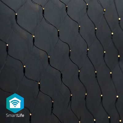 SmartLife Nedis LED Wi-Fi Teplá bílá 400 LED 3 x 3 m Android IOS WIFILXN01W400 – Zbozi.Blesk.cz