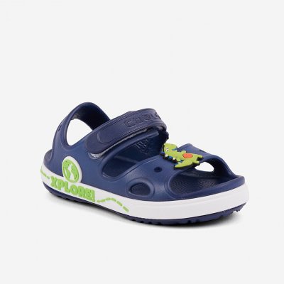 Coqui Yogi Navy/White Green + Amulet – Zboží Dáma