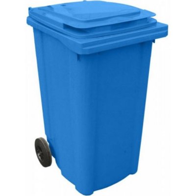 Europlast popelnice 240l plastová s kolečky Modrá – Zboží Mobilmania