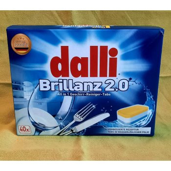 Dalli Brillanz Power All-in-one tablety do myčky 40 ks