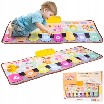 PlayFellow Interaktivní taneční podložka pro děti se zvířátky a pianem 75743 – Zbozi.Blesk.cz