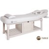 Masážní stůl a židle Fabulo Spa Harmony 303 190 x 81 cm 53 kg světle šedá
