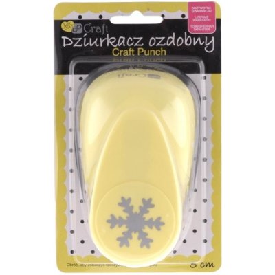 Děrovačka dekorační vločka 5 cm – Sleviste.cz