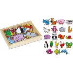 Alltoys magnetky zvířata 20 ks dřevěné – Zboží Mobilmania