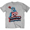 Pánské Tričko Marvel Comics Unisex Tee Simple Captain America