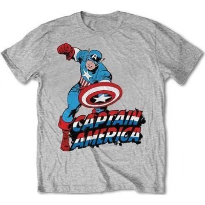 Marvel Comics Unisex Tee Simple Captain America – Zboží Mobilmania