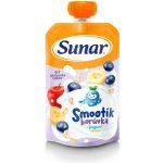 SUNAR Smootík kapsička borůvka, jogurt, ovesné vločky 12m+ 120 g – Zboží Dáma