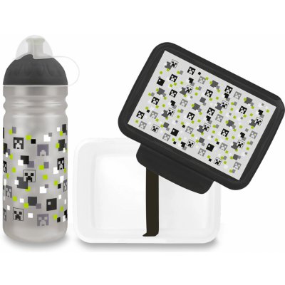 Zdravá lahev Set 0,7 l a Zdravá sváča Pixel head – Zboží Dáma