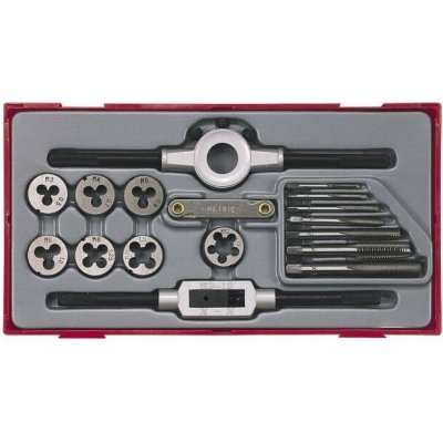 Teng Tools SADA ZÁVITNÍKŮ A ZÁVITOVÝCH OČEK M3-M12 TT 69190106 – Hledejceny.cz