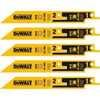 DeWALT DT2417 Bimetalový odlamovací pilový list 152mm na kov, 5ks – Zboží Mobilmania