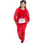 Dětské pyžamo extrateplé 1F0575 červené