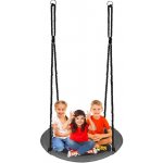 Springos Zahradní houpačka 110 cm SN027 ČAPÍ HNÍZDO šedá – Sleviste.cz