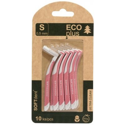 SOFTdent Mezizubní kartáček ECO zahnutý 0,5 mm 10 ks – Sleviste.cz