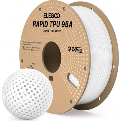 Elegoo RAPID TPU 95A 1,75 mm 1 kg, Bílá – Hledejceny.cz