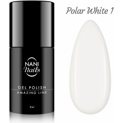 NANI Gel lak Amazing line Polar White 5 ml – Sleviste.cz