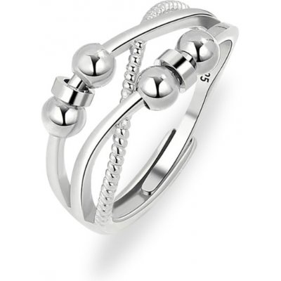 Majya Stříbrný nastavitelný prsten TALLIS 11308 – Zboží Dáma