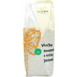 Natural ovesné vločky jemné s klíčky 500 g