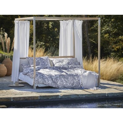 Irisette satén povlečení Florenz 8447-20 blau 140x200 70x90