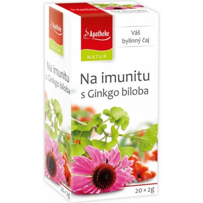 Apotheke Natur Na Imunitu s ginkgo čaj 20 x 2 g – Zbozi.Blesk.cz