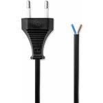 Nedis Napájecí flexo Euro kabel 2 x 0.75 mm, 2 m, černá (PCGP11700BK20) – Hledejceny.cz
