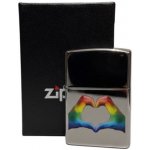 Zippo chrom pol. color "Rainbow Hands" – Hledejceny.cz