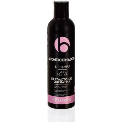 Bubbles Keratinový šampon s kondicionérem Hydro keratin & conditioner 250 ml – Zboží Mobilmania