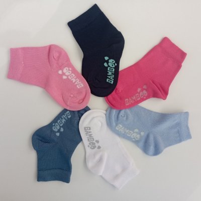 Trepon BOBIK Dětské ponožky z bambusové viskózy Tmavě růžová – Zbozi.Blesk.cz