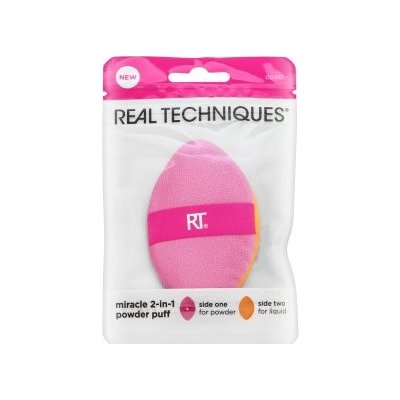 Real Techniques Miracle 2-In-1 Powder Puff houbička na pudr – Zbozi.Blesk.cz