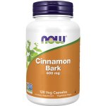 Now Foods Foods Skořice Cinnamon Bark 600 mg 120 kapslí – Hledejceny.cz