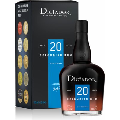 Dictador Rum 20y 0,7 l (karton) – Zbozi.Blesk.cz