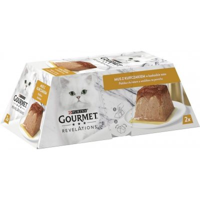 Gourmet Revelations Mousse paštika s kuřecím 2 x 57 g – Zboží Mobilmania