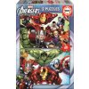 Puzzle Educa 15932 Cardboard Avengers 28 x 20 cm 2 x 48 dílků