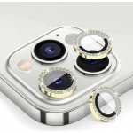 SES Luxusní ochranné sklo na čočku fotoaparátu a kamery pro Apple iPhone 14 13771 zlaté – Zboží Živě