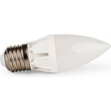 LEDtechnics LED žárovka E27 bílá teplá 8W C37