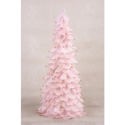 MagicHome Dekorace Vánoce Půdní stromek růžová 22x46 cm – Zboží Mobilmania