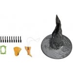 Set čarodějnice prsty klobouk nos brada – Zboží Mobilmania