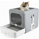 K&M krytá kočičí toaleta 37,5 x 40 x 39 cm – Sleviste.cz