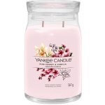 Yankee Candle Signature Pink Cherry & Vanilla 567g – Zbozi.Blesk.cz